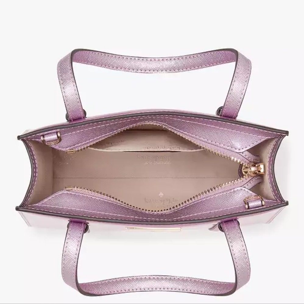 Kate Spade New York Kenzie Quartz Pink Women's Small Tote Purse - Picture 6 of 12